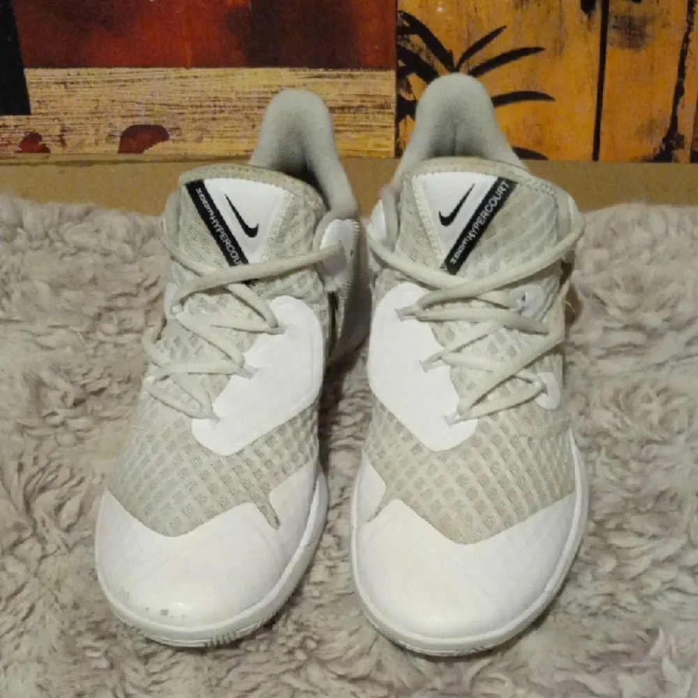 Nike Kids Cream and White Sneakers